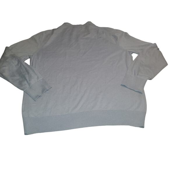 Banana Republic Size XL Two Luxury Men's Blue Sweaters Wool and Silk Preppy - Picture 5 of 11